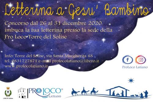 Letterina a Gesù Bambino