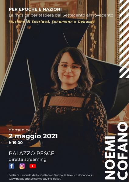 Noemi Aurora Cofano live online dal Palazzo Pesce