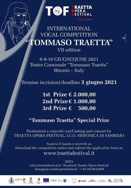 VII ed. del Concorso Internazionale per giovani cantanti