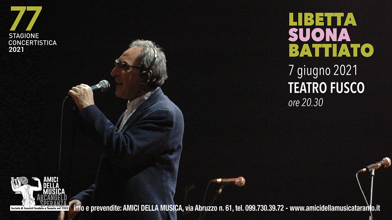 LIBETTA suona BATTIATO Taranto il Tacco di Bacco