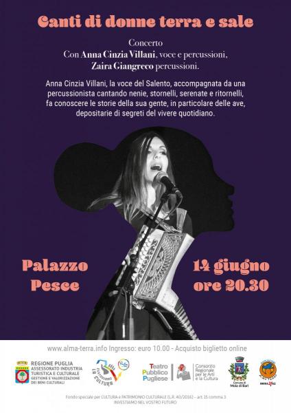 Concerto 'Canti di donne terra e sale'