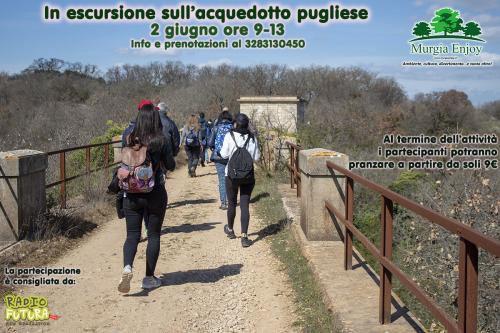 In escursione sull'acquedotto pugliese