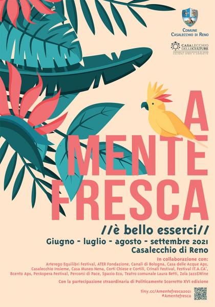 A mente fresca 2021: il cartellone estivo di Casalecchio di Reno (BO)