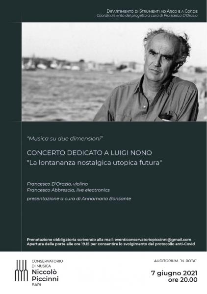 Concerto dedicato a Luigi Nono