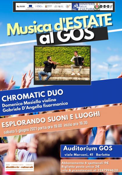 Musica d'Estate al GOS: la scommessa del Chromatic Duo
