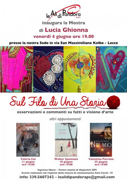 “Sul Filo di Una Storia”, mostra di Lucy Ghionna