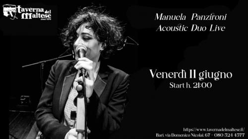 Manuela Panzironi - Acoustic duo @tavernadelmaltese