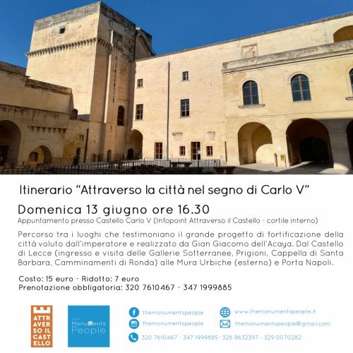Attraverso la città nel segno di Carlo V - Itinerario