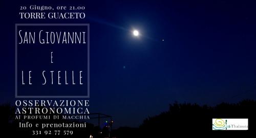 SAN GIOVANNI E LE STELLE - Serata Astronomica