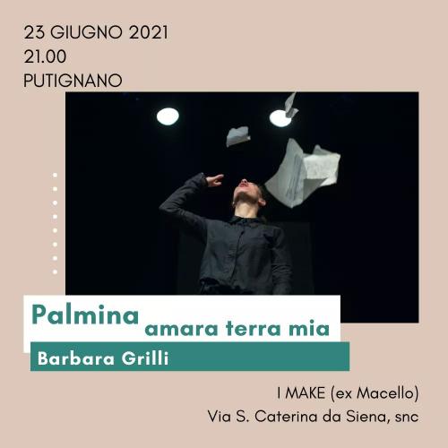 Spettacolo PALMINA amara terra mia