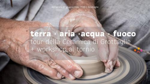 Il tour della Ceramica di Grottaglie  + workshop al tornio