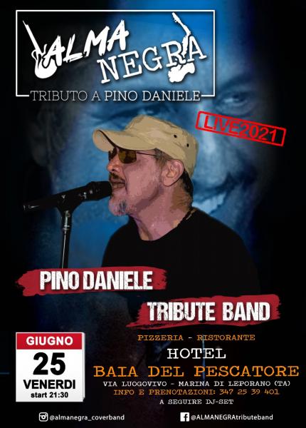 Almanegra Pino Daniele Tribute Band alla Baia del Pescatore - Salento nord