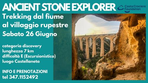 ANCIENT STONE EXPLORER Trekking dal fiume al villaggio rupestre