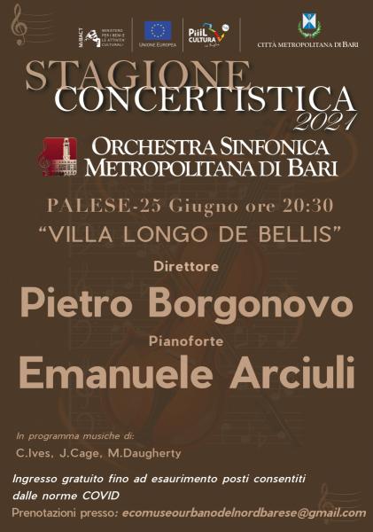 Il pianista barese Emanuele Arciuli in concerto