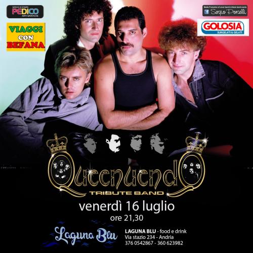 Queenuendo tribute band live Andria