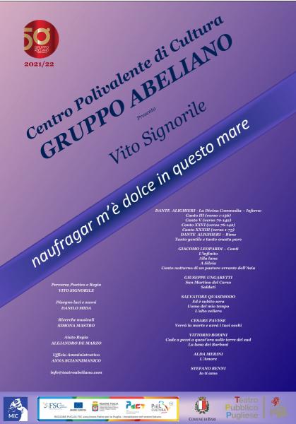Naufragar m'è dolce in questo mare...