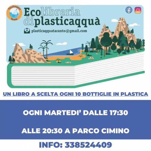 Ecolibreria di Plasticaqquà Taranto a Parco Cimino