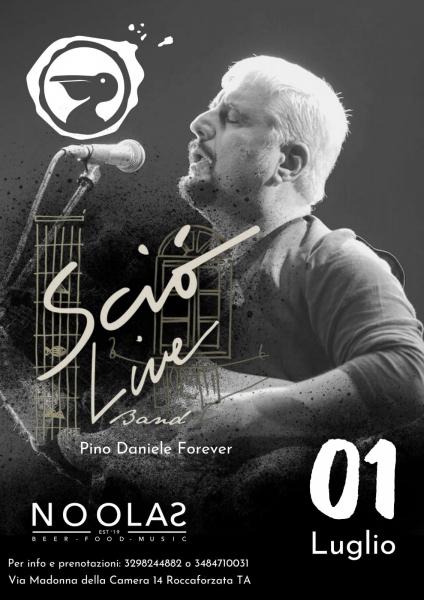 Sciò Live Band Pino Daniele Forever in concerto