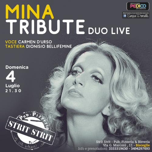 Mina tribute duo live a Bisceglie
