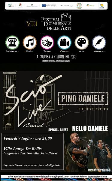 Sciò Live Band Pino Daniele Forever ft. Nello Daniele in concerto