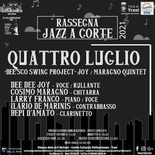 Jazz a Corte - Dee'sco Swing Project