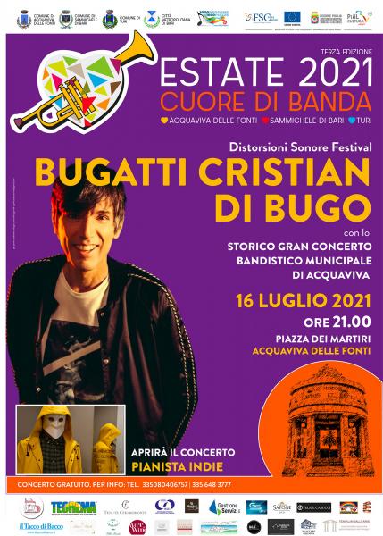 BUGO in concerto per DISTORSIONI SONORE