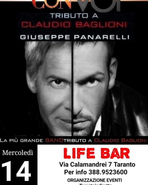 Serata live Tributo a Baglioni con Giuseppe Panarelli