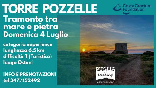 TORRE POZZELLE Tramonto tra mare e pietra
