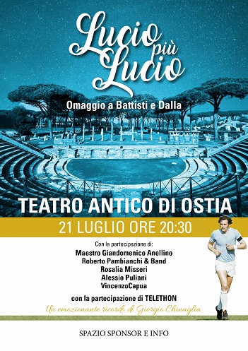 “LUCIO PIÙ LUCIO”, l'omaggio a Lucio Battisti e Lucio Dalla |Ostia Antica Festival 2021