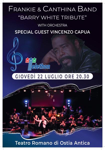 Frankie & Canthina Band nel “BARRY WHITE TRIBUTE" - Ostia Antica Festival 2021