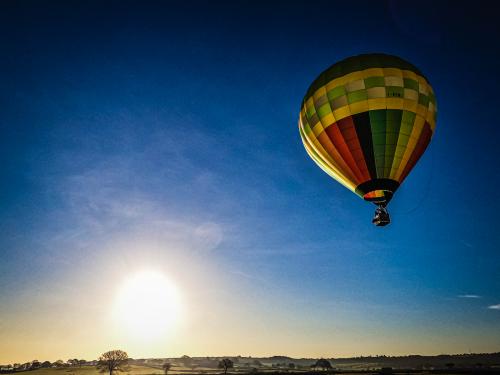 Mongolfiera e picnic