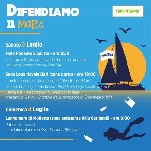 Greenpeace: Difendiamo il Mare 2021