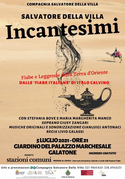INCANTESIMI - Fiabe e leggende della Terra d’Oriente