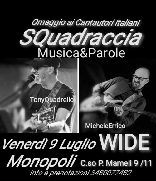 SQuadraccia - Musica&Parole - Omaggio ai Cantautori Italiani