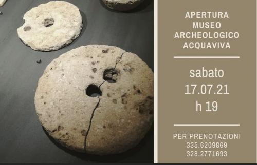 Visita al museo archeologico di Acquaviva