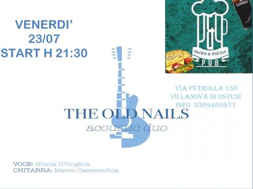 The Old Nails acustic rock duo live @Panini & Poesia