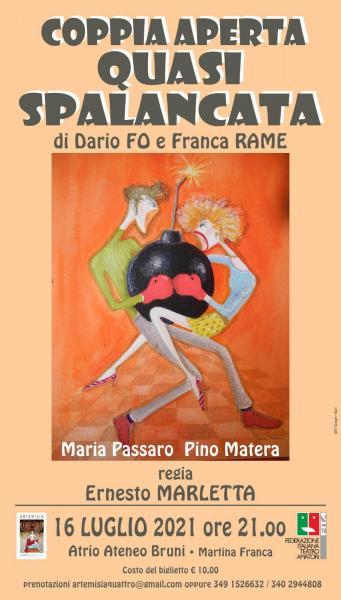 COPPIA APERTA QUASI SPALANCATA di Fo-Rame