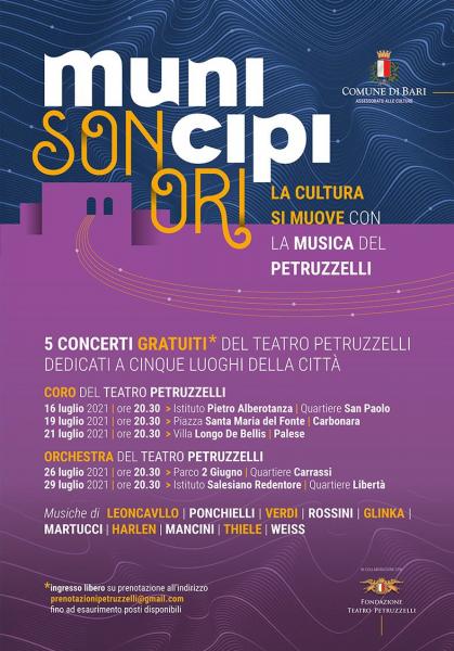 Parte la prima serata di Municipi Sonori / Coro della Fondazione Teatro Petruzzelli