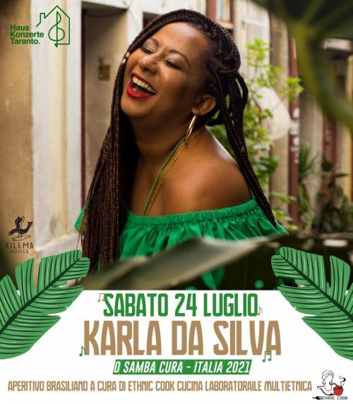 KARLA DA SILVA in concerto ad Hauskonzerte con aperitivo brasiliano