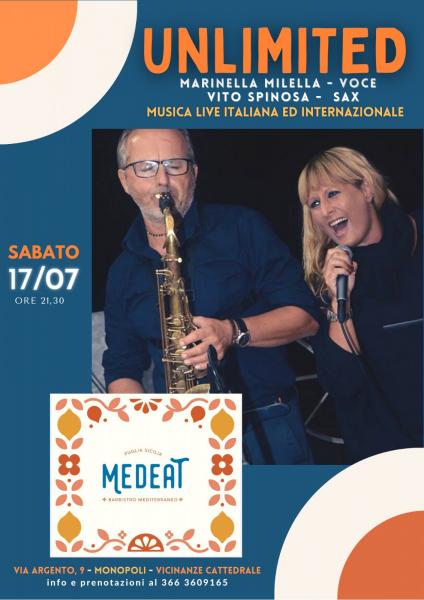 Cena con Musica dal Vivo e Sax