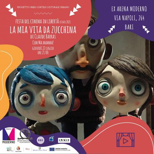 LA MIA VITA DA ZUCCHINA di Claude Barras per la Festa del Cinema in Libertà 2021