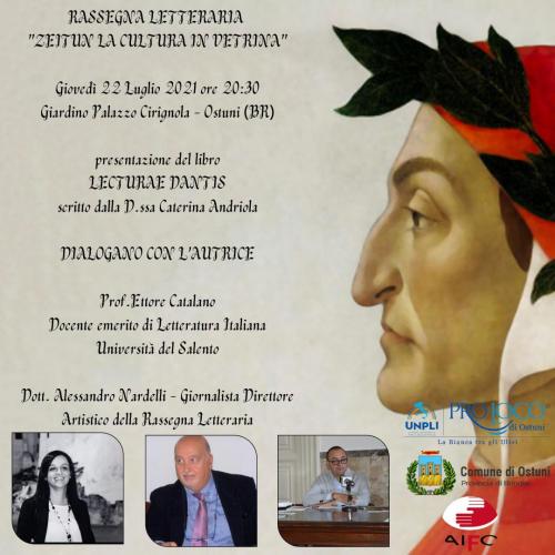 Presentazione del libro Lecturae Dantis di Caterina Andriola