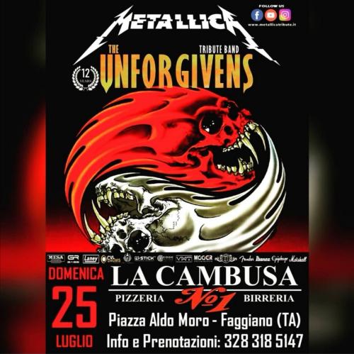 Metallica Tribute Band “Unforgivens” - Live “Cambusa Pub” Faggiano (TA)