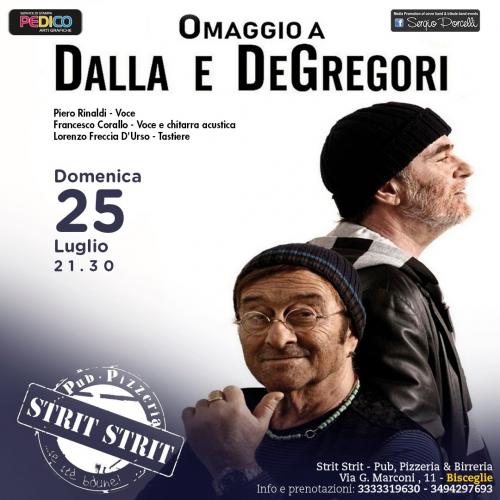 Omaggio a Dalla e De Gregori a Bisceglie Strit Strit