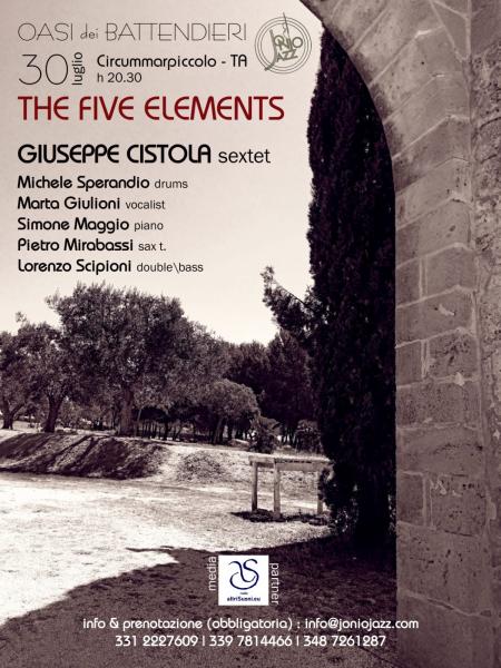 Giuseppe Cistola sextet - THE FIVE ELEMENTS