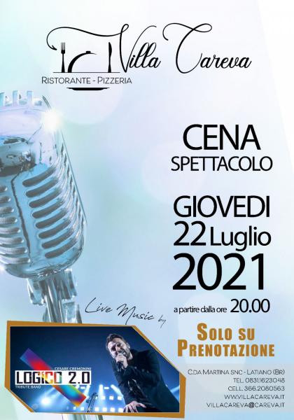 Cena Spettacolo a Villa Careva con Logico 2.0