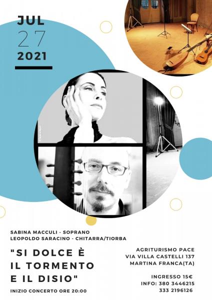 Si dolce è il tormento e il disio | Duo Macculi-Saracino in concerto