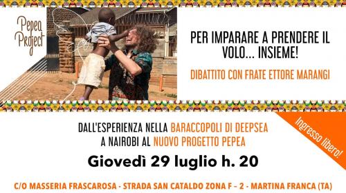 Pepea Project Incontro con Frate Ettore