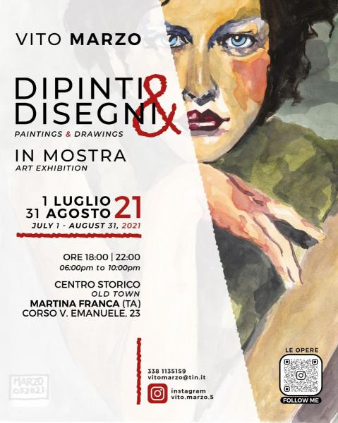 Vito Marzo, DIPINTI E DISEGNI