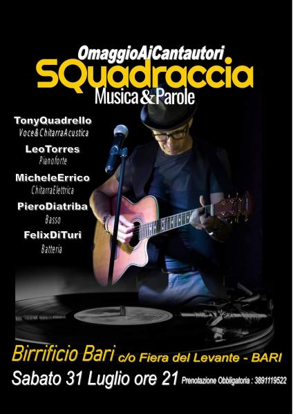 SQuadraccia Musica&Parole - Omaggio ai Cantautori Italiani